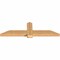 Ekena Millwork Eugene Smooth Timber Gable Bracket, Western Red Cedar, 60"W x 17"H x 3 1/2"D x 5 1/2"F, 7/12 Pitch GBW060X17X0406EUG00SWR - alternate 2